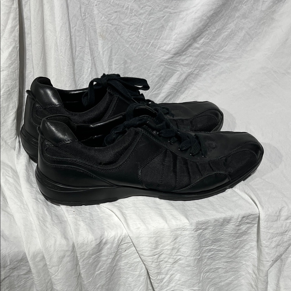 Kenneth Cole Black leather lace up Loafers